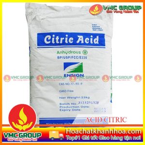ACID CITRIC- AXIT CHANH BAO 25KG TRUNG QUỐC