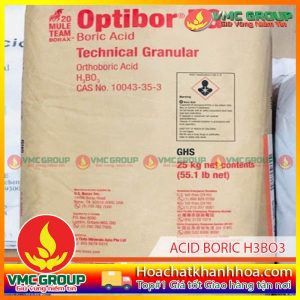 ACID BORIC H3BO3 BAO 25KG MỸ