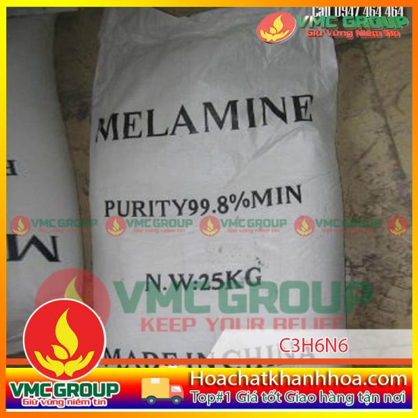 MELAMINE C3H6N6 BAO 25KG TRUNG QUỐC