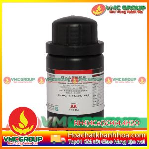 (NH4)4Ce(SO4)4.4H2O - AMMONIUM CERIUM (IV) SULFATE TETRAHYDATE CHẤT RẮN MÀU CAM LỌ 25G TRUNG QUỐC