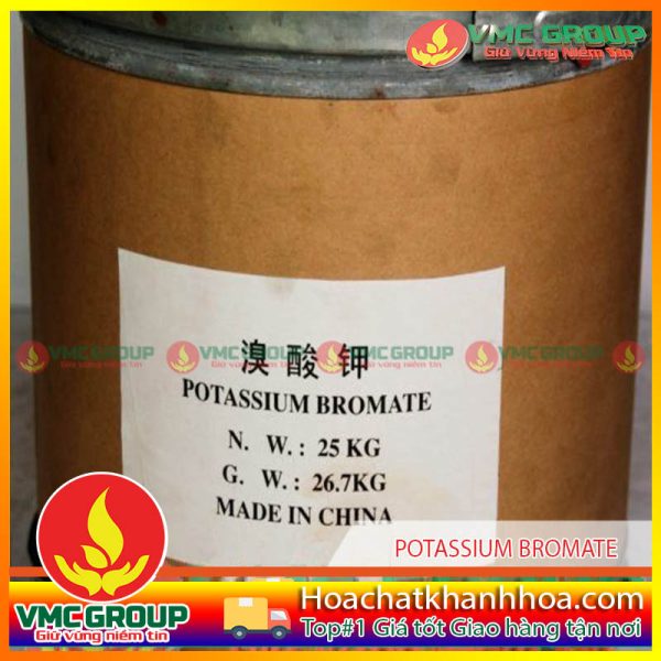 POTASSIUM BROMATE - KBrO3 THÙNG 25KG TRUNG QUỐC