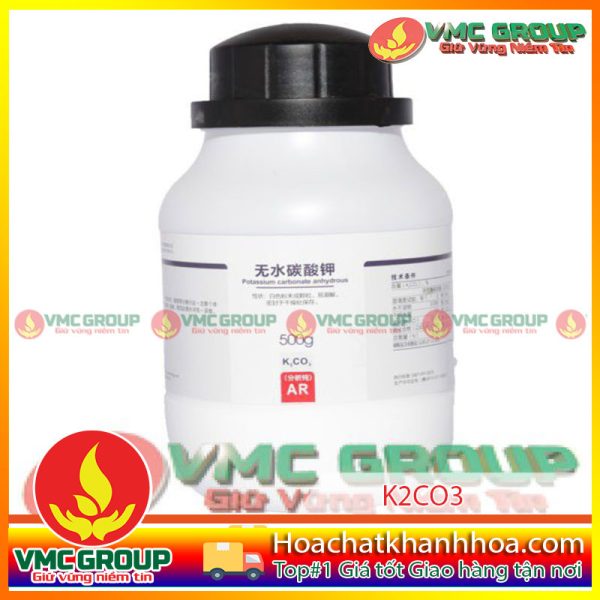 POTASSIUM CARBONATE ANHYDROUS - K2CO3 LỌ 500G