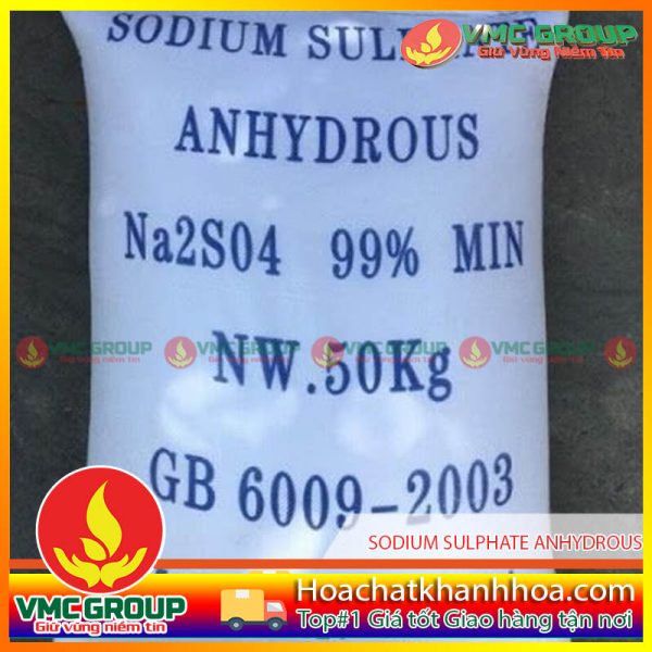 MUỐI SUNFAT NA2SO4 - SODIUM SULPHATE ANHYDROUS 99% BAO 50KG TRUNG QUỐC