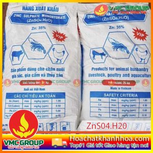 ZINC SULPHATE - KẼM SUNPHAT - ZnSO4 BAO 25KG TRUNG QUỐC