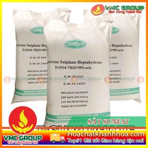 HÓA CHẤT THỦY SẢN SẮT SUNFAT BAO 25KG