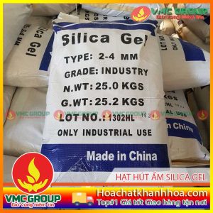 BAO HẠT HÚT ẨM, HẠT CHỐNG ẨM SILICA GEL 25KG DẠNG HẠT TRUNG QUỐC