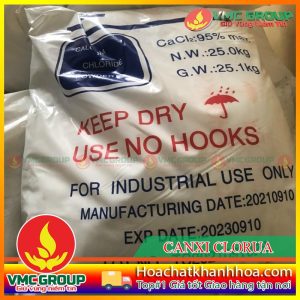 CANXI CLORUA- CaCl2 CÔNG NGHIỆP BAO 25KG