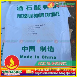 ACID DL-TARTARIC DẠNG TINH THỂ BAO 25KG TRUNG QUỐC